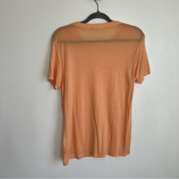 Talentless Modal Short Sleeve Tee in Peach - M - Picture 3 of 5